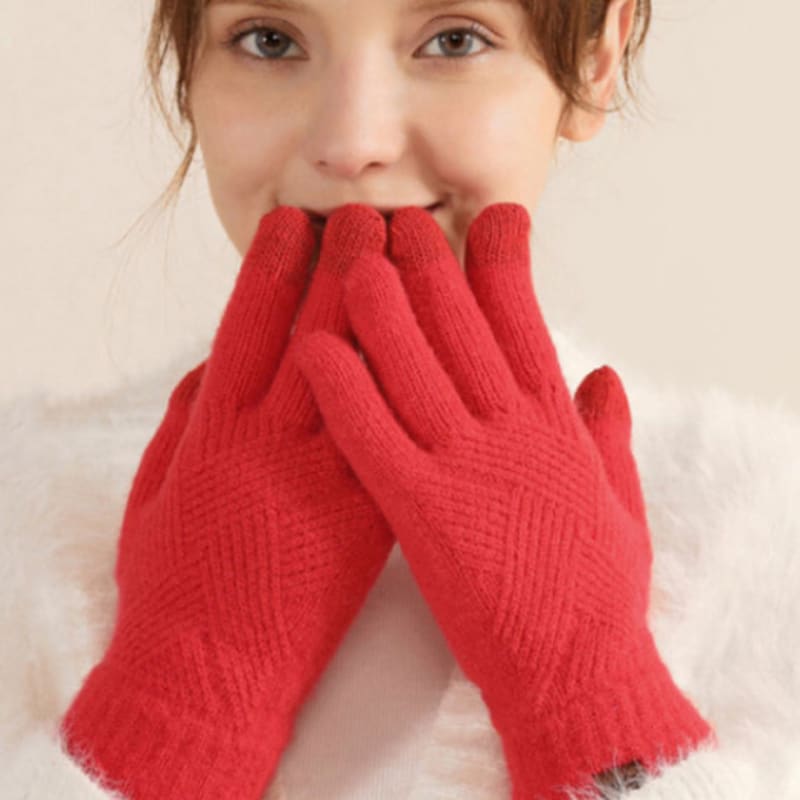 LALA Strick Ganzkörper Fleece Handschuhe