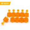 10x Car S/m/l Three Size Glue Tabs Dent Removal Tools Orange Tabs Auto Paintless Dent Repair Maintenance Tools