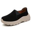 Casual Women's Shoes Slip-on Lazy Shoes Thick-soled Wedge Soft Comfortable Women's Platform Loafers Breathable Outdoor Walking