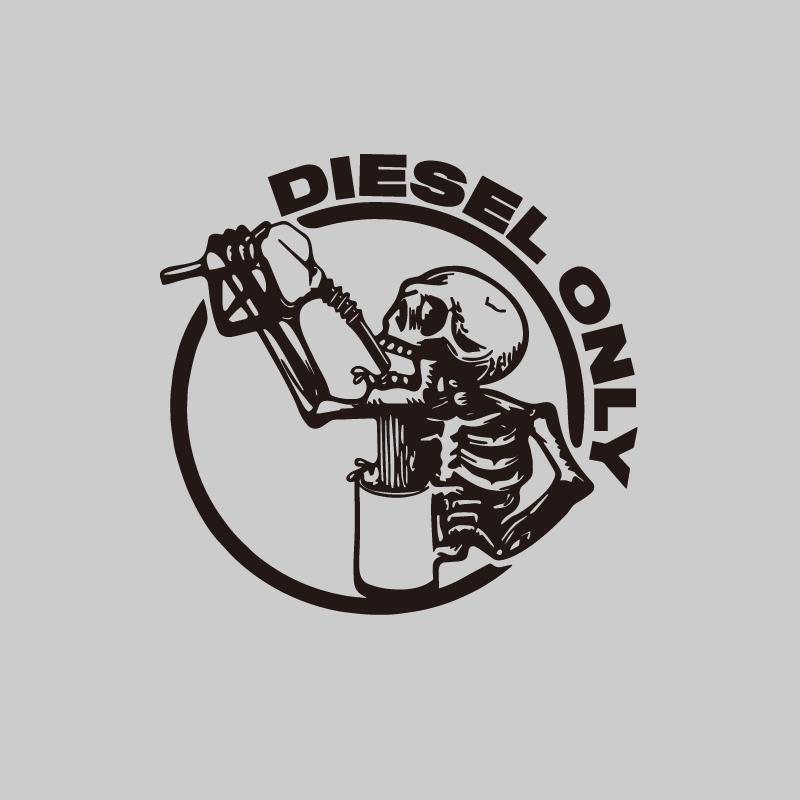 Pickup truck 4X4 off-road truck skull gasoline cap stickers, decorative car stickers personalized customization wholesale чёрный