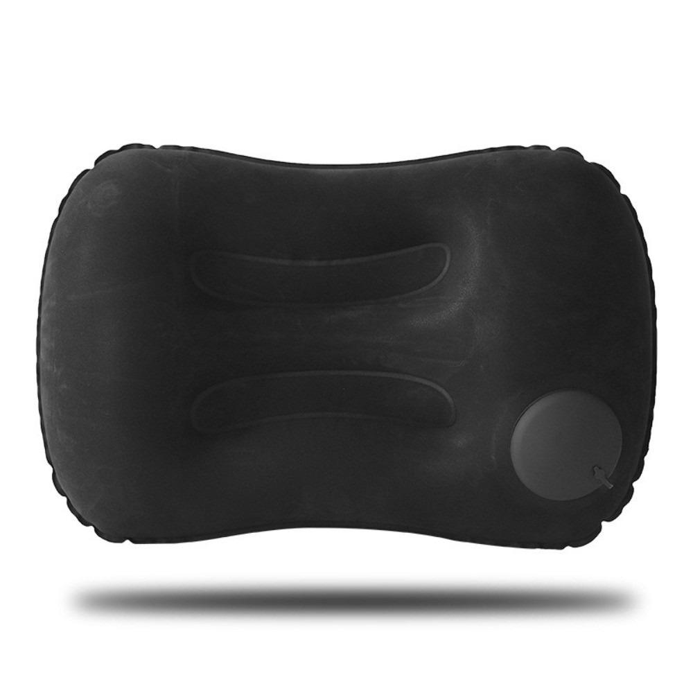 Ultra Soft Inflatable Travel Pillow Flocking Travel Pillow Inflatable Square Pillow  Camping