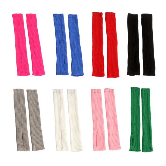 Knitted Stirrup Leg Warmers Women Yoga Socks Over Knee Ribbed Winter Leg Warmers for Girls Gym Fitness Dance Ballet