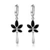 foxanry New Fashion Maple Leaf Earrings for Women Couples Prevent Allergy Trendy Elegant Party Jewelry Gifts