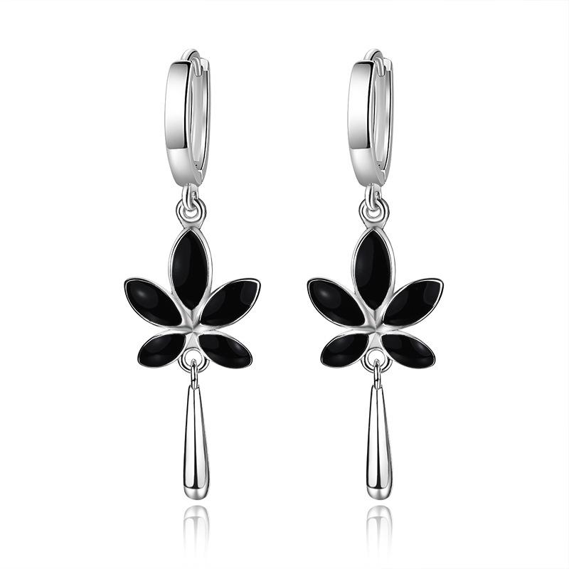 foxanry Neue modische Ahornblatt-Ohrringe für Frauen und Paare, zur Vorbeugung von Allergien, trendige, elegante Party-Schmuckgeschenke