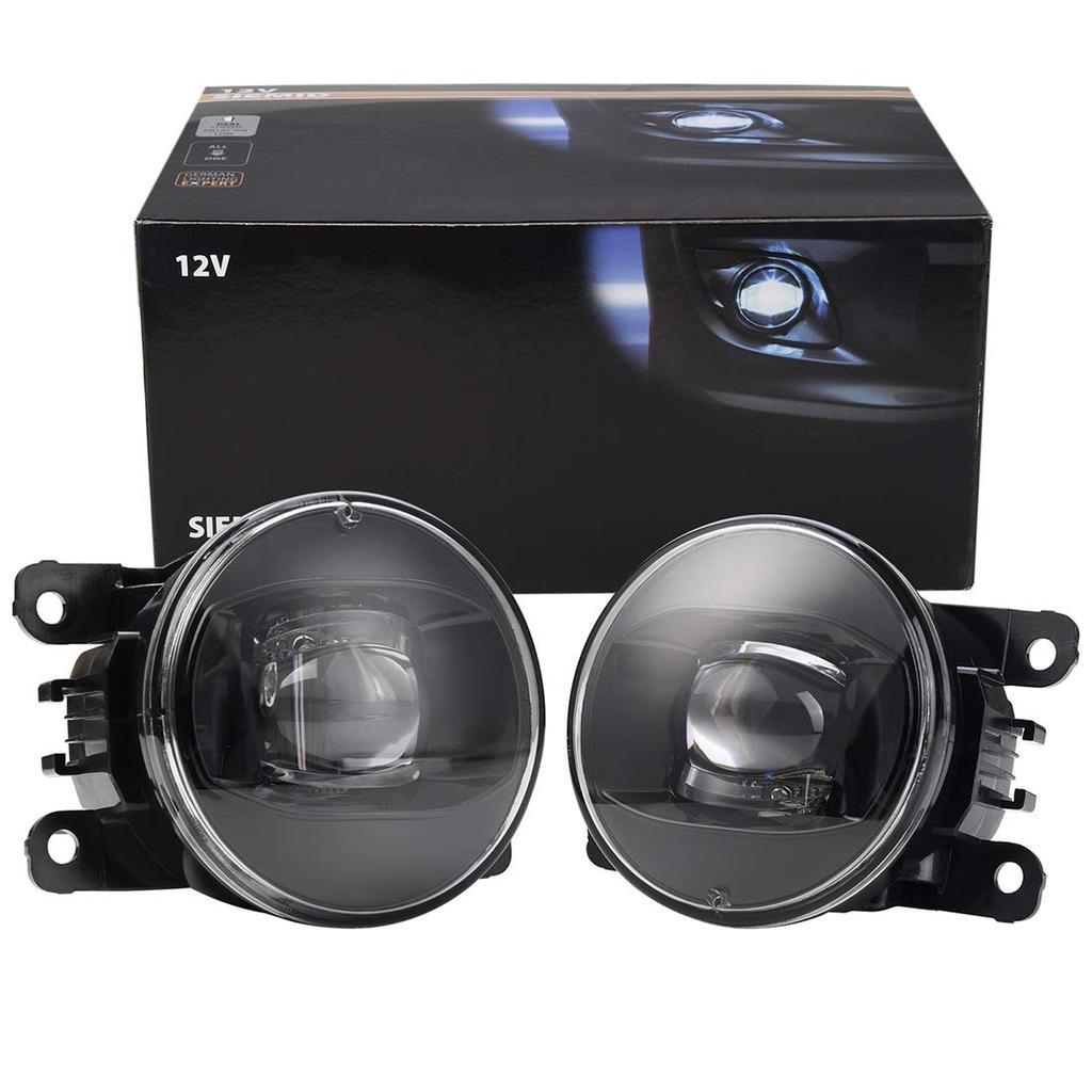 SIEMID LED Fog Lights for Lincoln Navigator Mitsubishi Outlander Sport ASX Montero Pajero L200 LS, RVR, (For Mitsubishi)