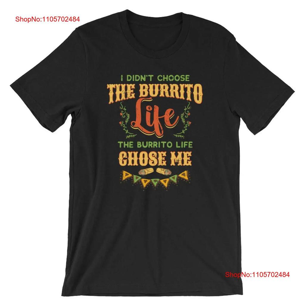 Funny Burrito T Shirt Lover Themed Mexican Food Foodie Cinco De Mayo Vintage Washed Soft Versatile Comfortable Breathable