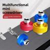 Tragbarer magnetischer Antrieb Kurzschraubendreher Multifunktionsklemmen Einfache Mini-Schraubendreher Reparatur Reparaturteile Aluminiumlegierung