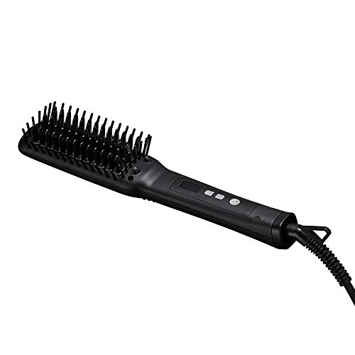 

SALONIA Straight Heat Brush Slim Hair Brush (International Compatible) SL-012BKS Black [Amazon.co.jp Exclusive]