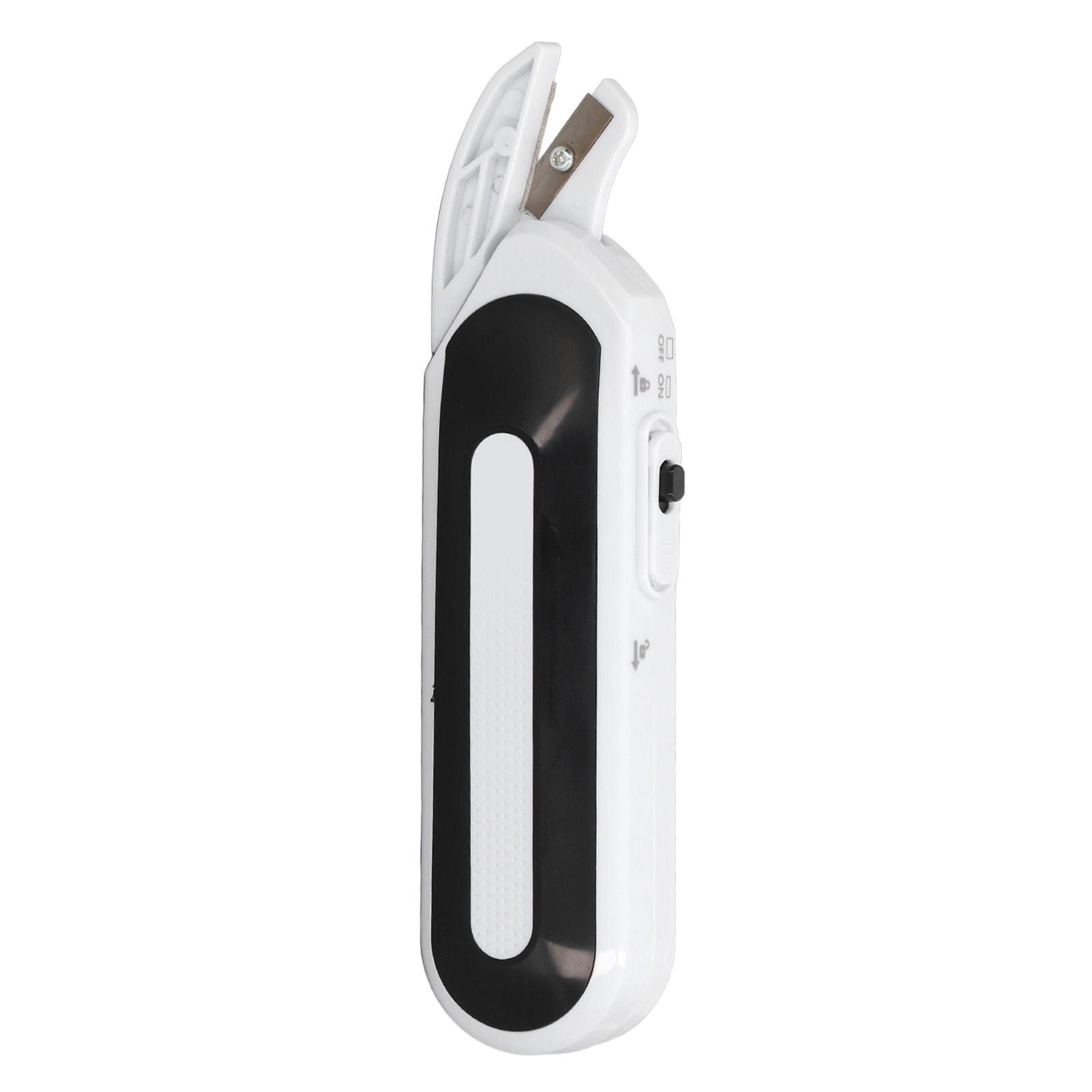 

Cordless Electric Scissors Cardboard Cutter with LED Light 4-Speed USB Rechargeable Cutter with 2 Blades Fabric Cutting Machine