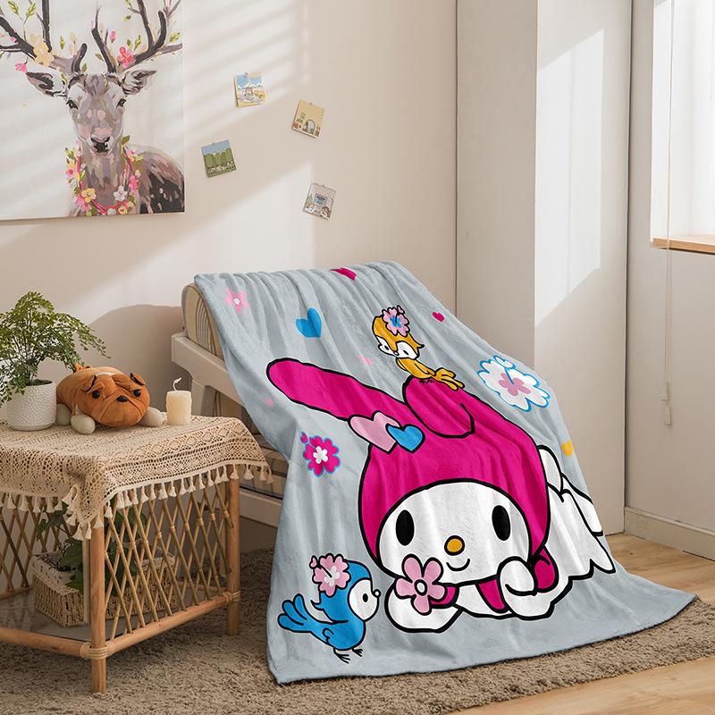 Kulomie Series Flannel Blanket 3D Printed Sofa Blanket Thickened Blanket