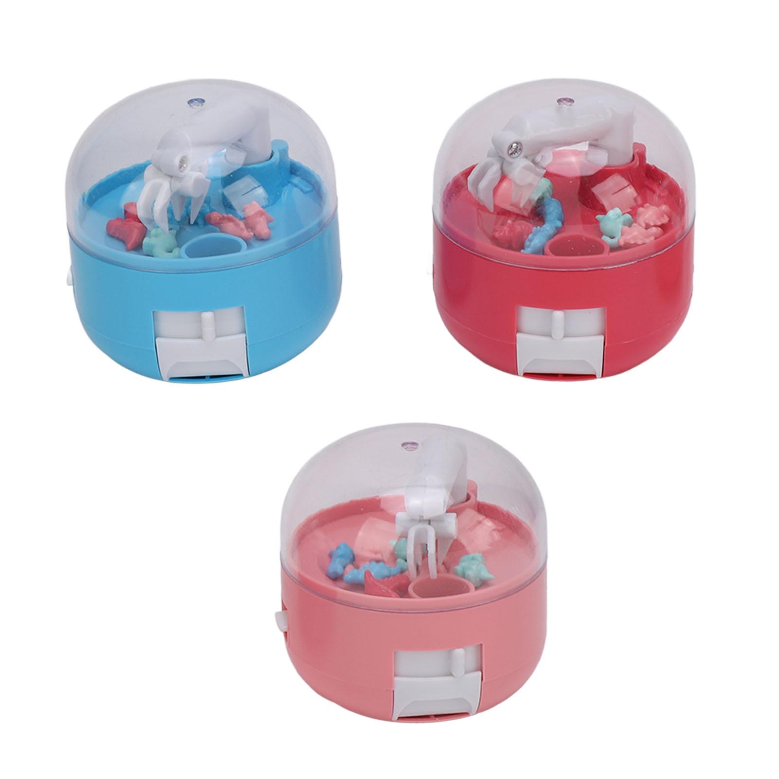 

3Pcs Claw Machine Toy with Small Dinosaur Figure Easy to Use Interesting Play Miniature Claw