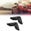 TWO Black Universal Automobile Car Side Door Edge Corner Guard Protector