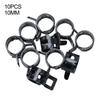 Bezpieczny i Niezawodny 10 szt. Czarny Zacisk Sprężynowy do Węża Wąż Silikonowy Paliwowy