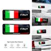 4 peças Bandeira Pequena da Itália Edição Limitada Decalques Esportivos de Corrida Emblemas da Bandeira da Itália Acessórios Design de Emblema Decalque para Motocicleta Carro Caminhão Bicicleta