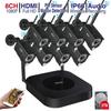 Surveillance Camera - Uncle - 8 Cameras - Full HD 1080P - Night Vision - Wi-Fi