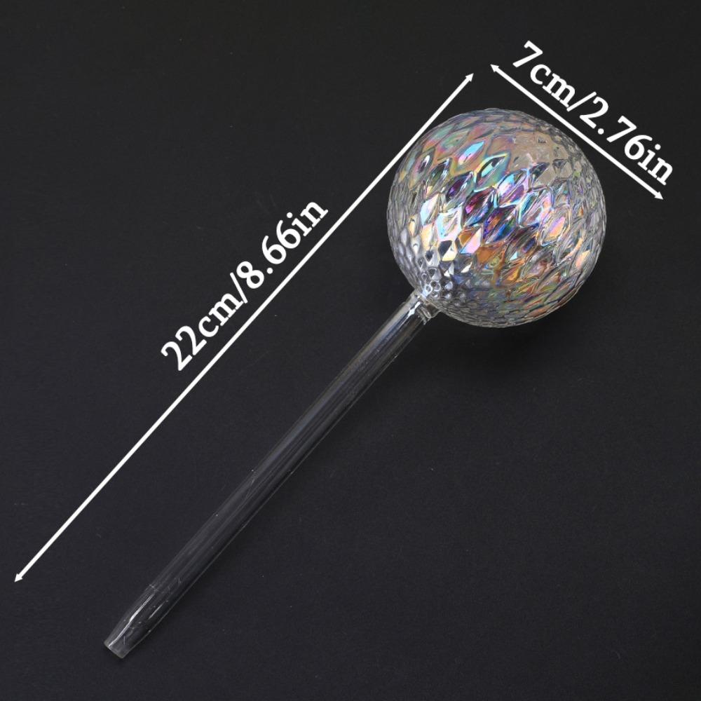 3pcs Glass Plant Watering Globes Large Vacation Water While Away Indoor Outdoor Potted Plant Slow Release Self Watering Bulbs Devices Planter Insert