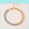 Stunning Alloy Necklace For Women Elegant Gold And Silver Dual Tone Fashion Accessory