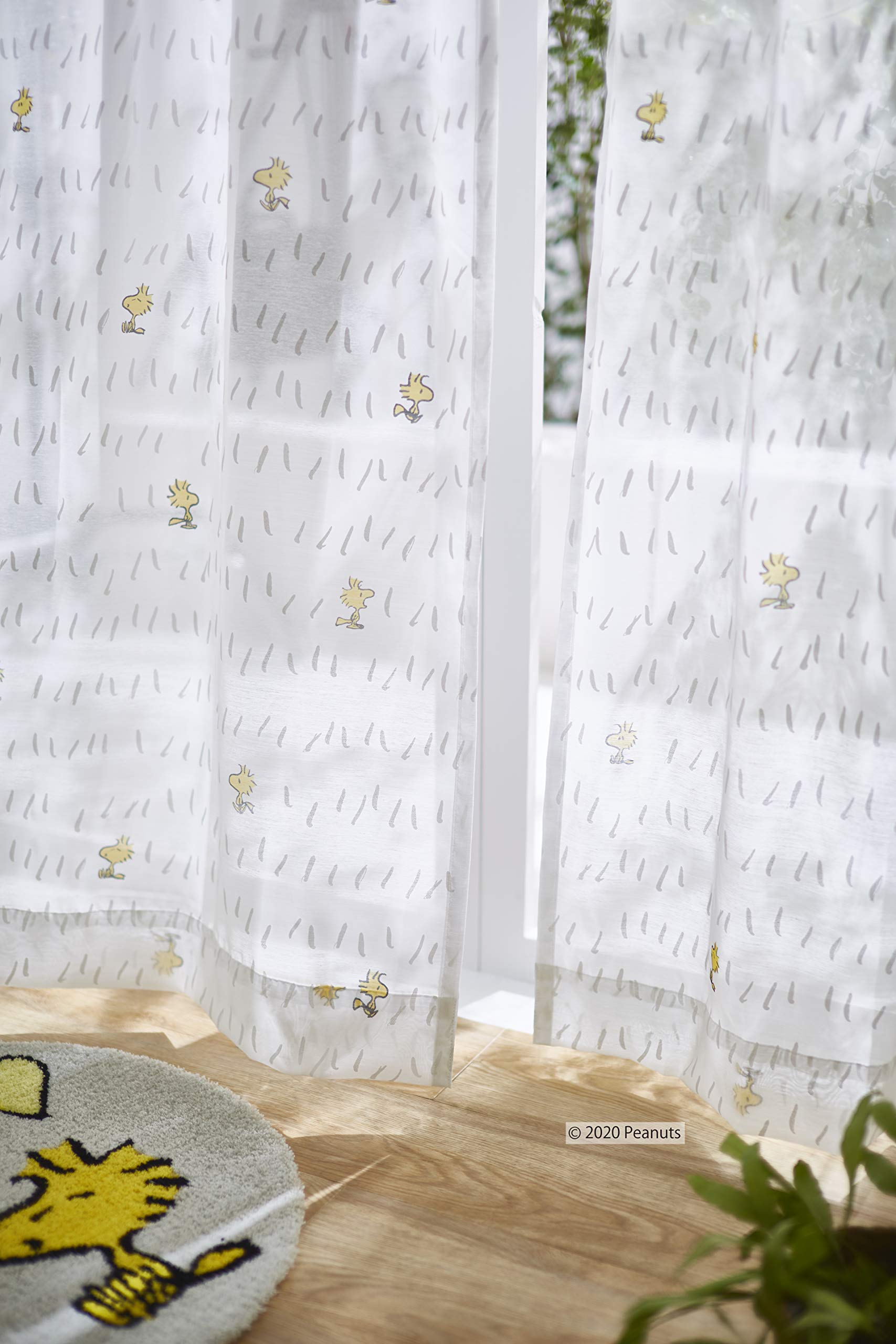 

Suminoe Chatway Voile 1 100 x 198 W Curtains, Sheer, Piece, cm, 342-73131 белый