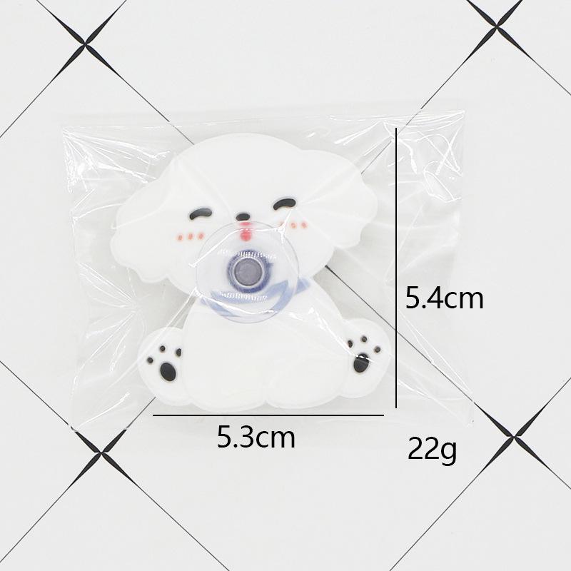 Five-Bead Fidget Spinner with Soft Rubber & Wooden Stick - Mythical Creatures Stress Relief Toy