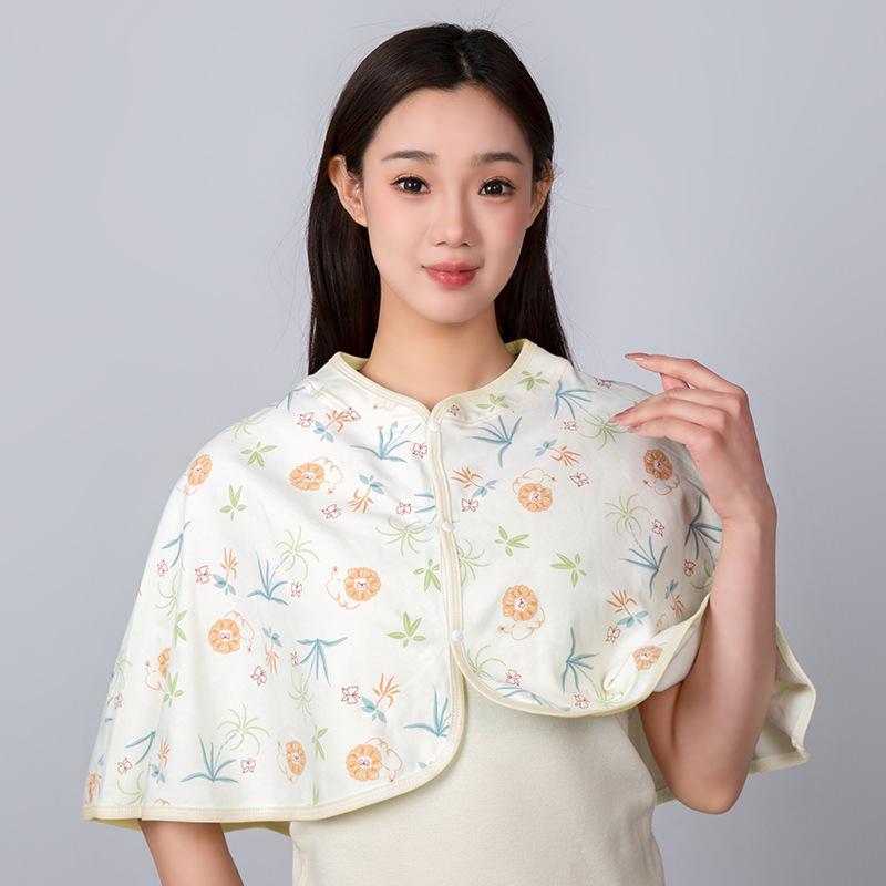 Extra großer weicher Plüsch-Postpartum-Schal: Hautfreundlicher Schulterwärmer für Zuhause & Büro