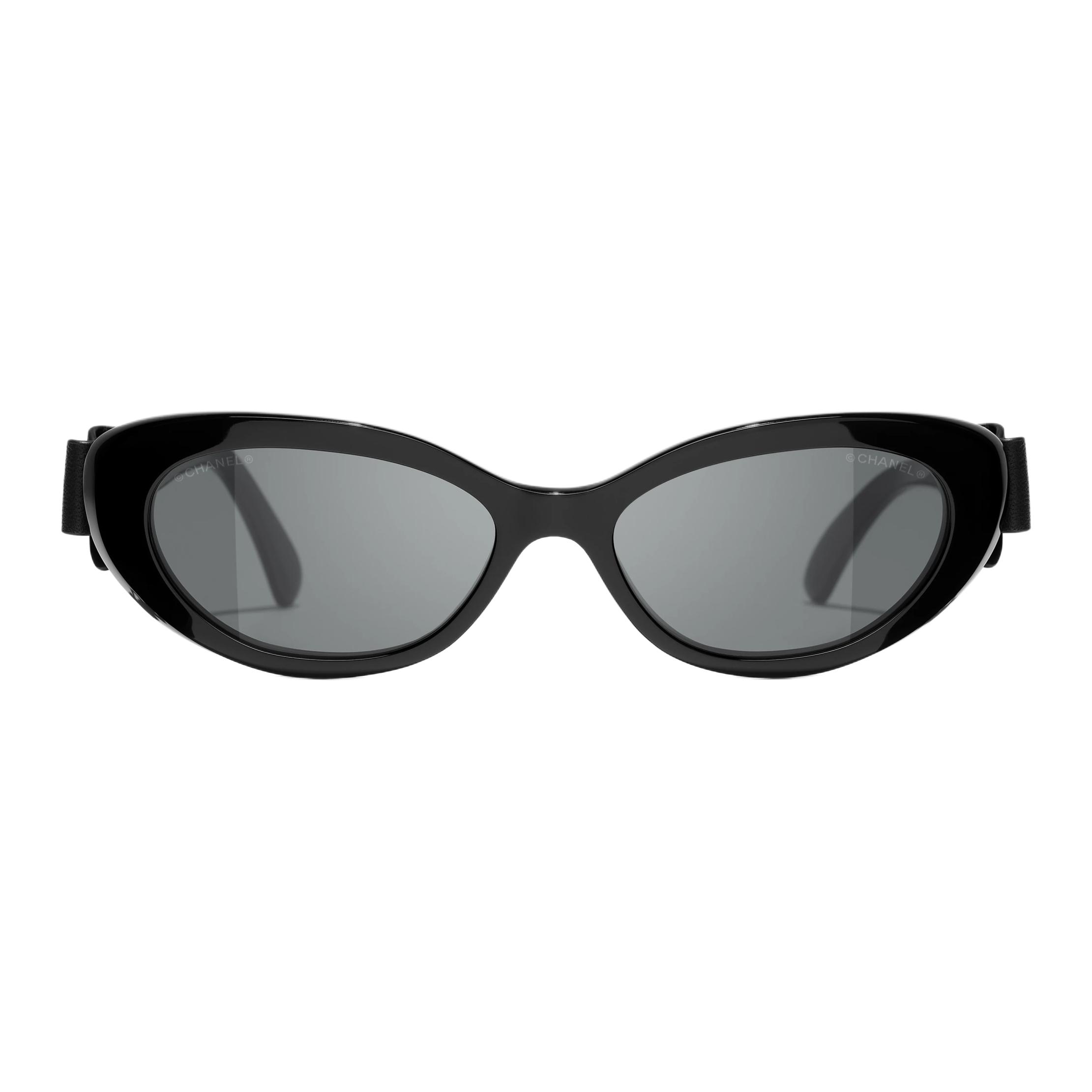 

Chanel Bow Logo Lucky Cat Eye Sunglasses Women sunglasses Black A71735X02123S0114 Basic Packaging-Eyeglass Case+Box