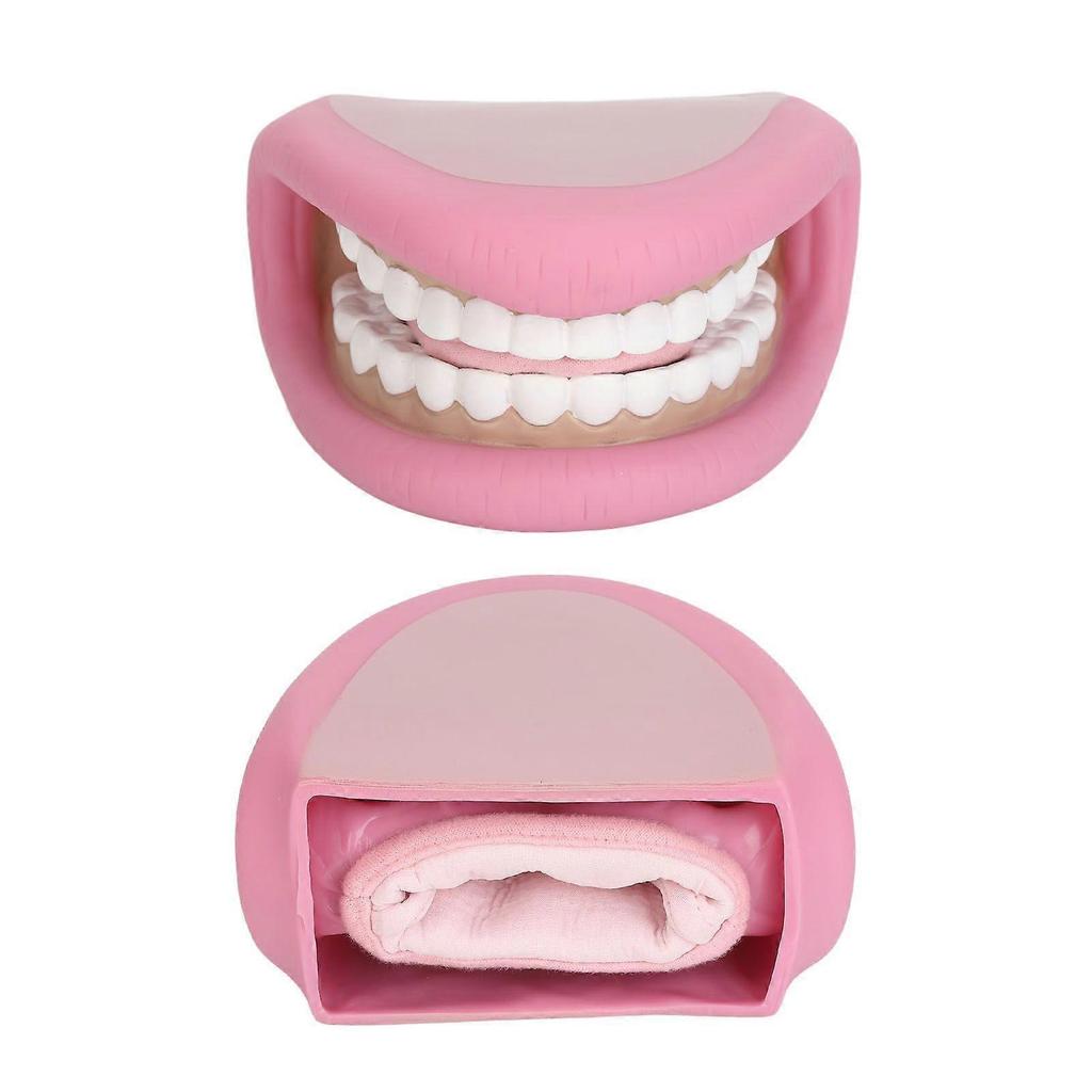 Kids Mouth Hand Puppet 28 Teeth Tongue Mouth Puppet with Toothbrush for Speech Improvement
