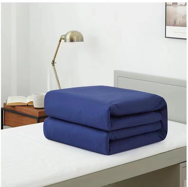 Dormitory Bedding: Green Cotton Quilt Set - 6 Pieces, Moisture-Proof, Student Size Options