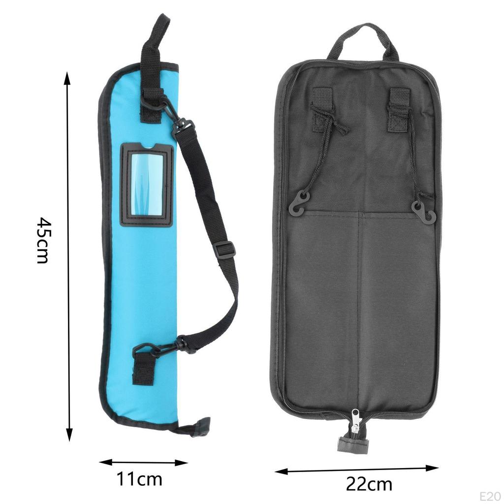 Bag 4-12 Pairs s Mallets Brushes Percussion Detachable Shoulder Strap