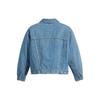 Levis Color Block Button Down Long Sleeve Jacket Women jackets Blue A6049-0000