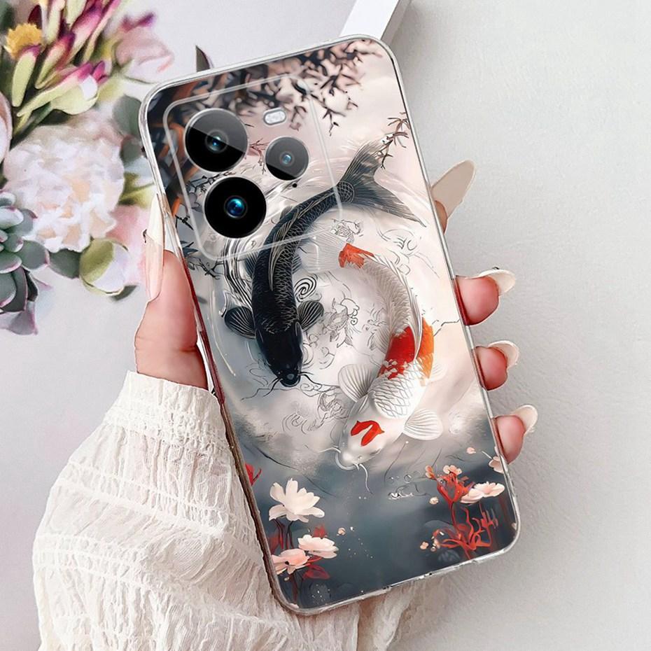 Fashion Painting Case For Realme GT 7 Pro 7T Soft Silicone TPU Phone Cases For Realme GT7 GT7T 7Pro 5G Covers Bumpers