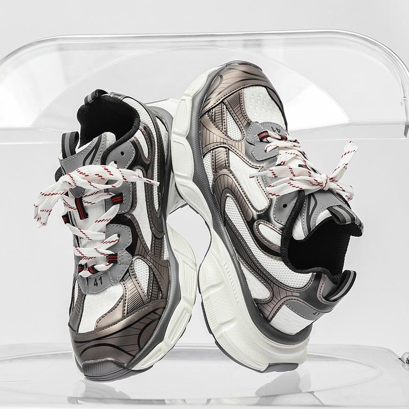 Dad shoes ins super fire platform versatile trendy shoes 2023 new paris casual couple shoes fashion street men's shoes