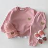 Boys & Girls Infant Cartoon Two-Piece Sweatshirt Set - Spring/Autumn 2025