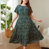 Plus Size Dress Women's Printed Loose Women's Dress