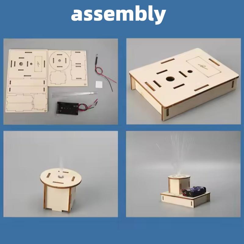 DIY Colorful Fiber Optic Lamp Kit STEAM Toys Creative Science Experiment Handmade Puzzle Toy Small Production Inventionfor Kids