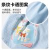 New Dog Clothes Striped Cartoon Traction Shirt Thin Spring Polo Neck Bottom Shirt Teddy Pet Clothing