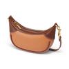 Charles & Keith Small CK Shiny Chunky Chain Versatile PU Handbag Women handbags Multi Pumpkin Cream CK2-20270927