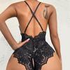 New  Sexy Lingerie Woman Erotic Costumes Lace Open Crotch Sex Clothes Babydoll Dress Erotic Transparent Body Sexiest Bodysuit