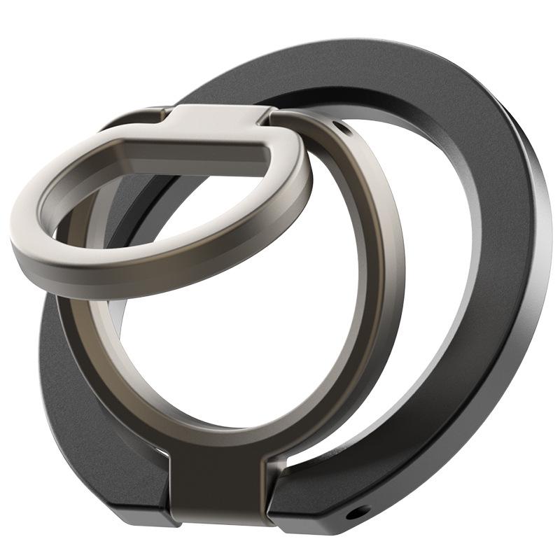 

Multifunctional Folding Magnetic Phone Holder with Double Ring for Live Streaming and Photography