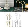 1pcs Cake Plate Stand Gold Silver Zinc Alloy 2/3 Tier