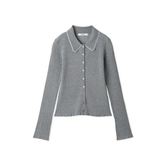 SNIDEL Color Textured Knit Cardigan SWNT261266 Women s