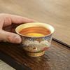Suet Jade Gilt Master Cup Ruihe Chengxiang Arhat Cup High-end Gold Cup Kung Fu Tea Set Light Luxury Household Tea Cup