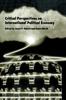 The Critical Perspectives On International Political Economy Book