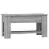 VidaXL Table basse Sonoma gris 101x49x52 cm Bois d'ingénierie 819273