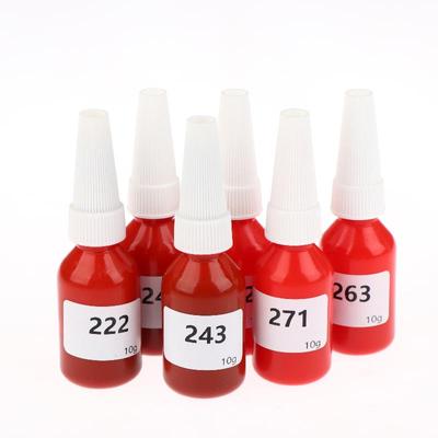 1Pçs Vedante de Fixação Lock Tight Cura Anaeróbica Cola Metálica Bloqueador de Rosca 222/242/243/262/263 Fixador de Porcas-Parafusos Adesivo para Parafusos