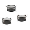 4Pcs Storage Box, Wrought Iron Hollow Mesh, Round Storage Bucket, Pen Holder, Paper Clip, Pin, Nail Storage Box.