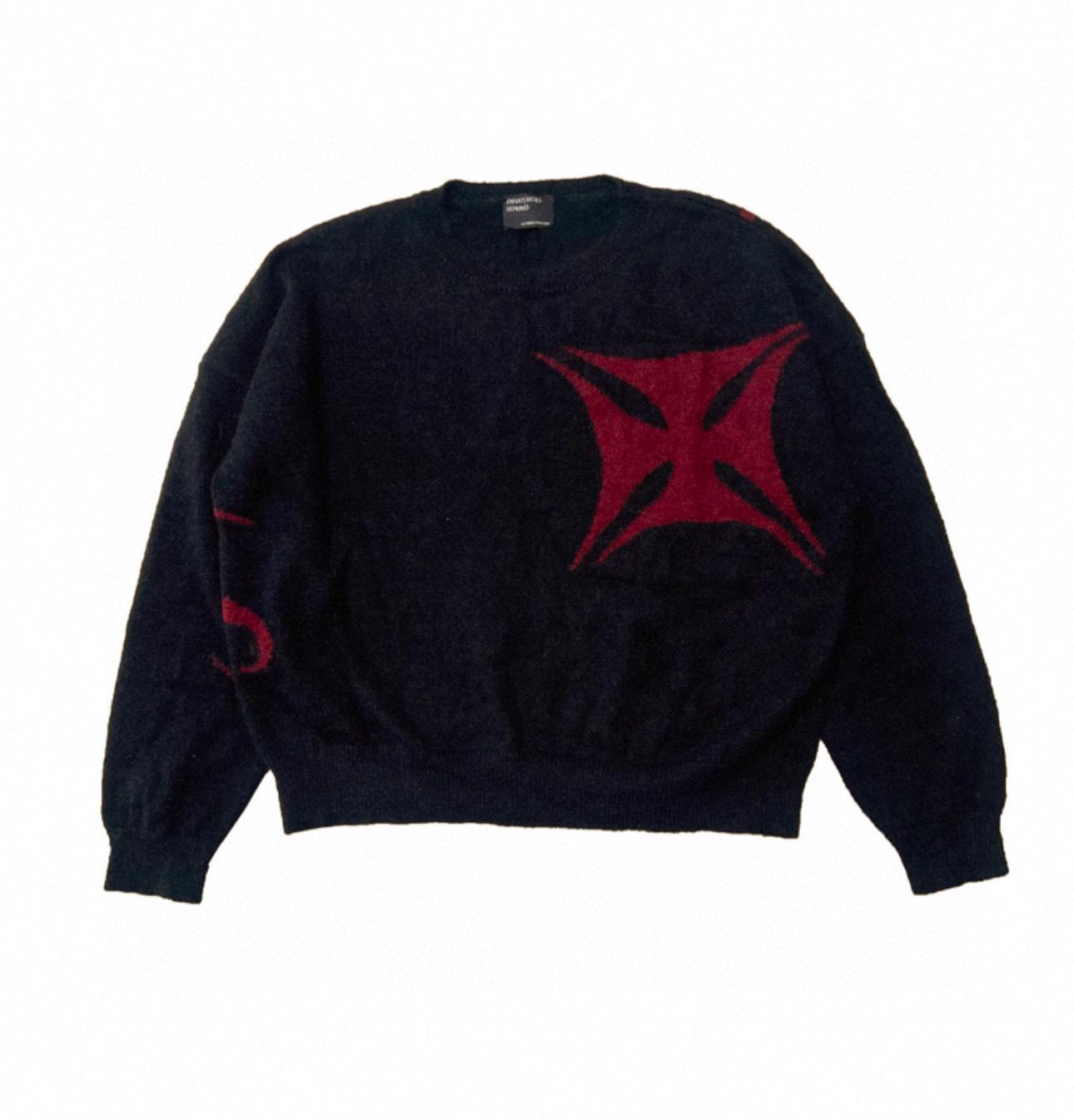 

Светр з круглим вирізом Enfants Riches Deprimes ERD Червоний Хрест – Модний, М яка та Ніжна Тканина M чорний