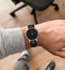 Leather L [BUREI] Men's Watch, Stylish, Band, Business, Thin, Brand, Simple, Men's Watch,