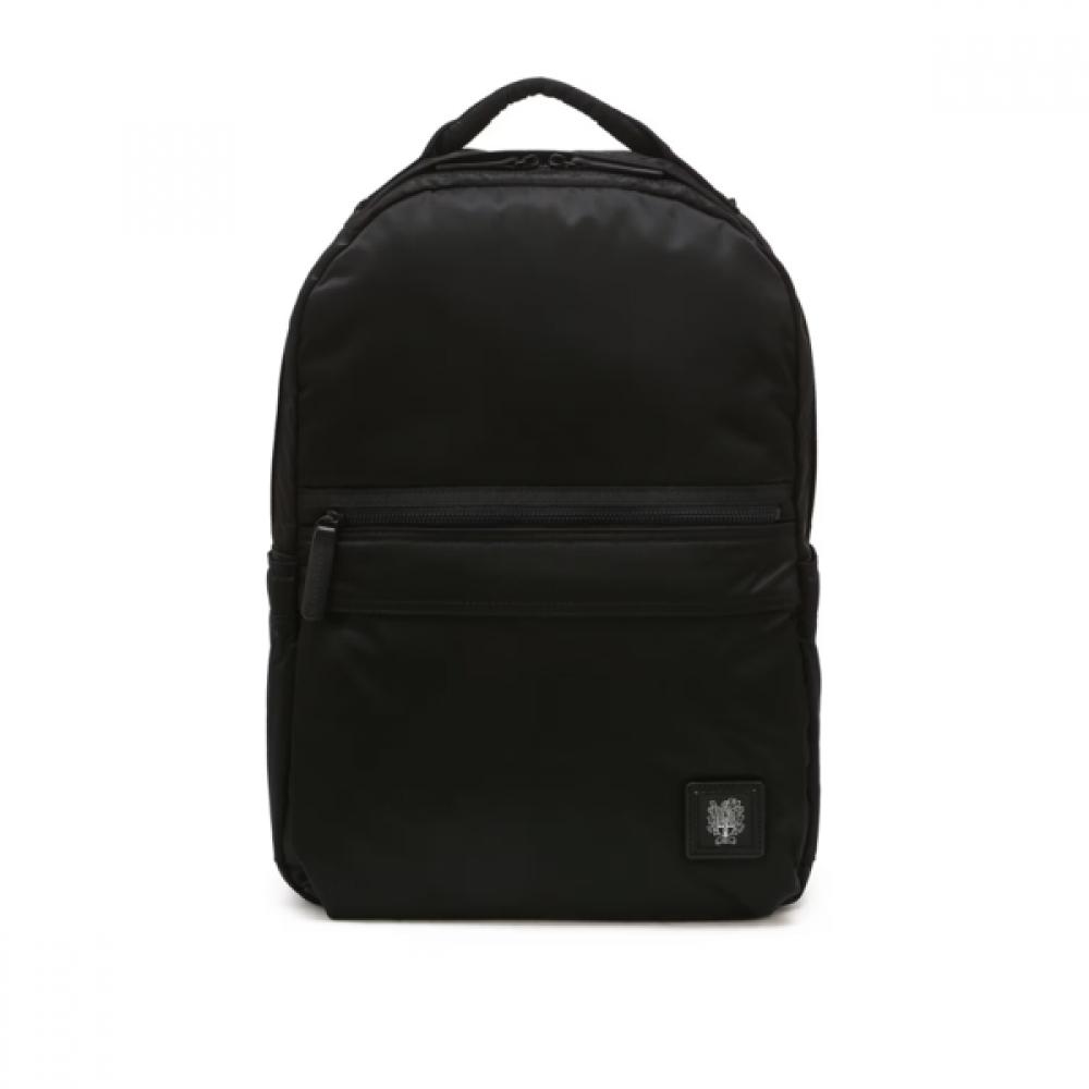 Daks Unisex Logo Accent Nylon Backpack Black Dbba6f501bk