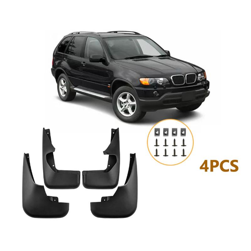 M63K-Car Mud Flaps Fender Mud Guard Flap Splash Flaps Accessories For BMW X5 2002-2007 With Pedal