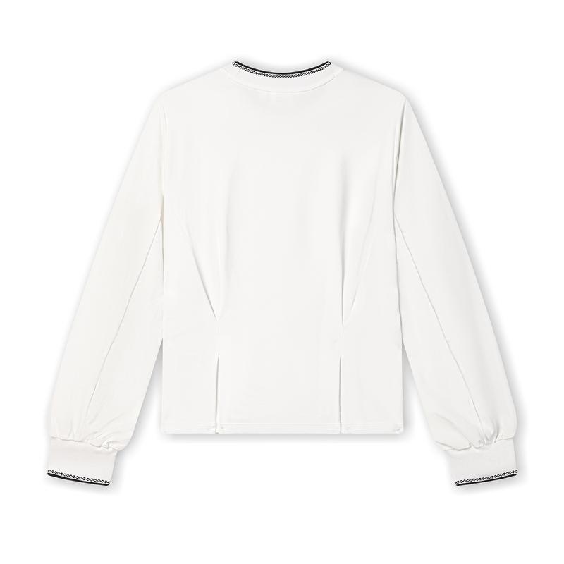 New FILA Sweatshirt Women's Cloud White F11W434207FWT